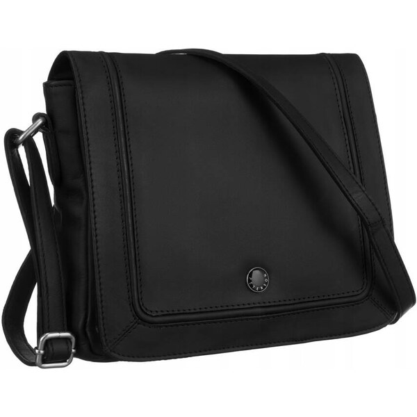 Dámska kožená messenger taška s chlopňou - Peterson 66065665