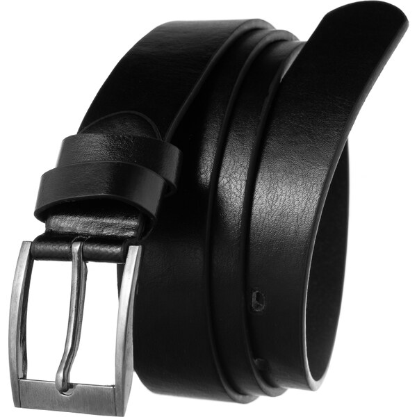 4U Cavaldi Klasický opasok so striebornou prackou, unisex model, 58385324