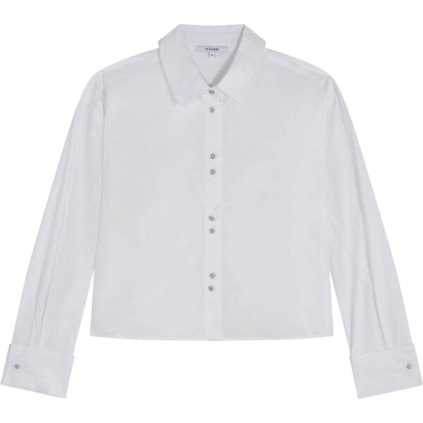 Scalpers Blúzka Joy šedobiela 59108515