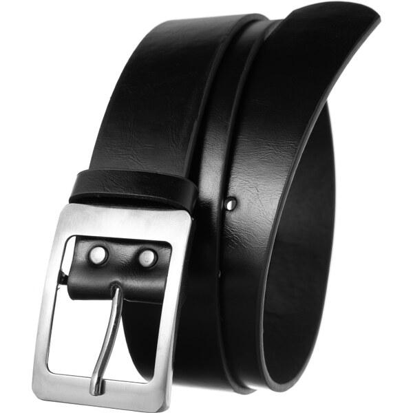 4U Cavaldi Dámsky klasický čierny kožený opasok Cavaldi 58386426