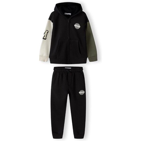 MINOTI Set olivová / čierna / biela ako vlna 59108450