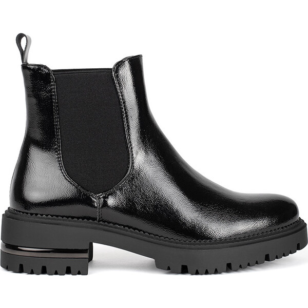 BASIC Lakované dámske členkové topánky na platforme Sergio Leone 57113262