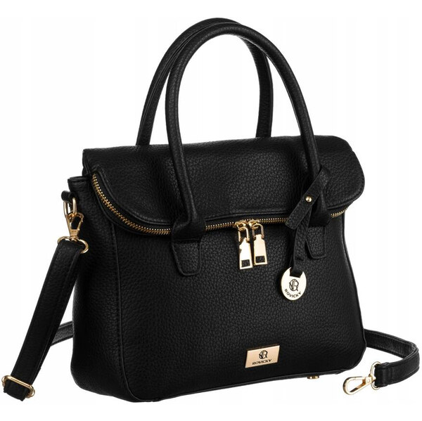 Dámska koženková kabelka so širokým popruhom - Rovicky 66065736