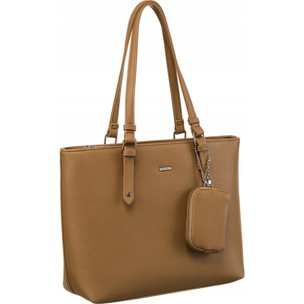 Dámska shopper taška z ekokože s prídavnou kabelkou - Rovicky 66065693