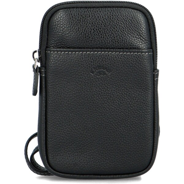 Dámske kožené crossbody vrecko čierne - Katana Soffix čierna 59694190