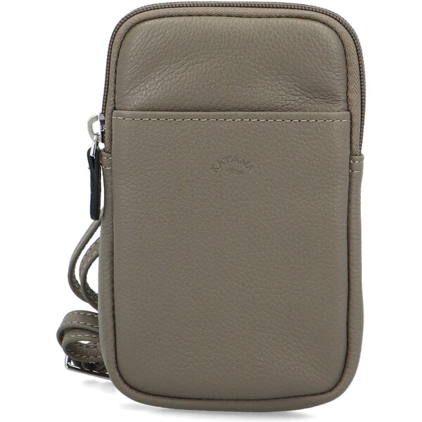 Dámske kožené crossbody vrecko sivé - Katana Soffix šedá 59694184