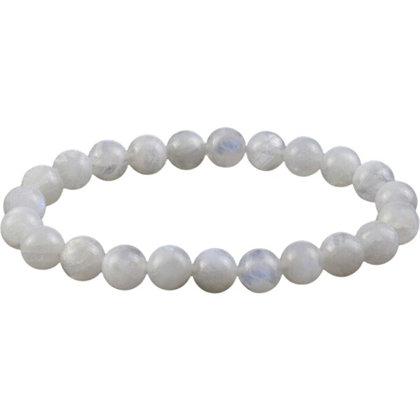 Olivie Náramok XL 8mm/20cm MĚSÍČNÍ KÁMEN 9177 59572481