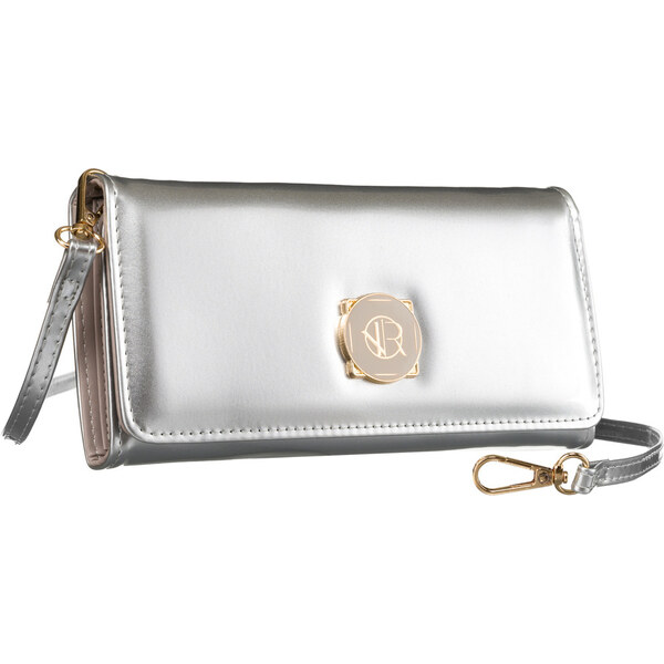 Elegantná mini kabelka v striebornej farbe - Rovicky 66065866