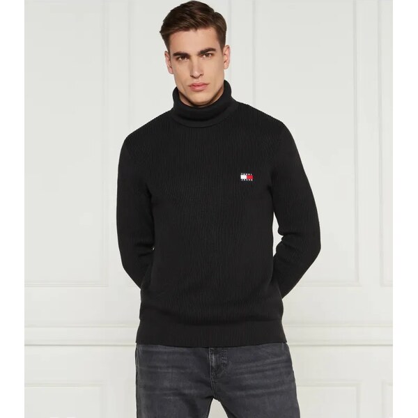 Tommy Jeans Rolák | Slim Fit | s prímesou vlny 59354060