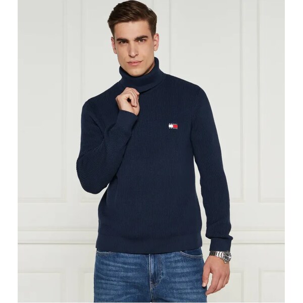 Tommy Jeans Rolák | Slim Fit | s prímesou vlny 59354061