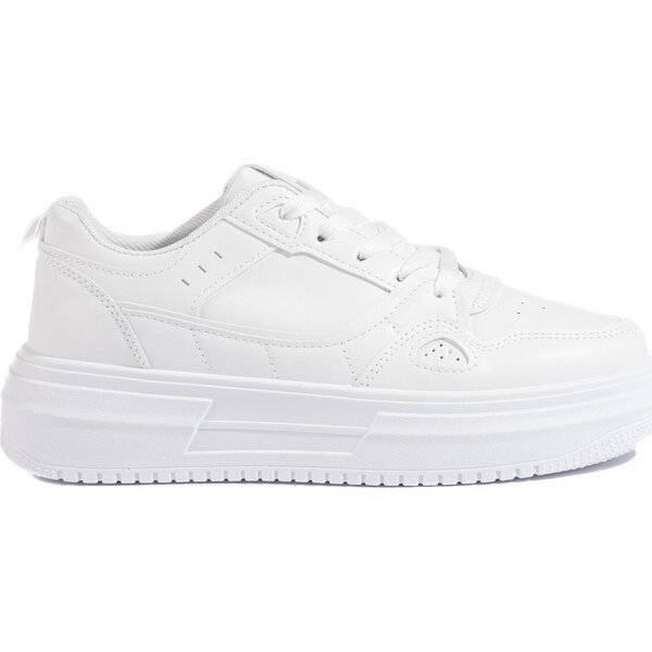 SHELOVET Biele dámske športové sneakersy LA272P-ALL.W 66148544