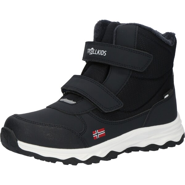 TROLLKIDS Čižmy Hafjell červená / čierna / biela 59424158