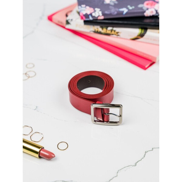 No Brand Minimalistický dámsky opasok strednej šírky, prírodná koža 58385242