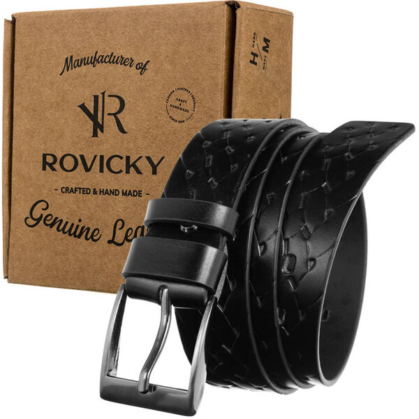 Pánsky kožený opasok Rovicky 58385318