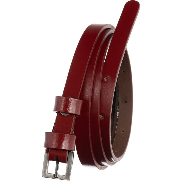 Úzky, kožený dámsky opasok s prackou, k šatám - Rovicky 58385330