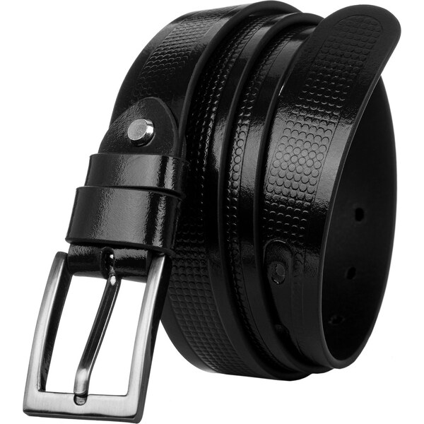 Pánsky opasok z prírodnej lícovej kože s ozdobnou razbou - Rovicky 58385460