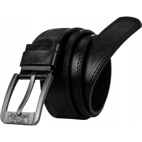 Pánsky kožený opasok s klasickou prackou - Always Wild 58385656