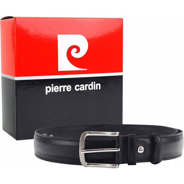 Pánsky kožený opasok s klasickou prackou - Pierre Cardin 58385850