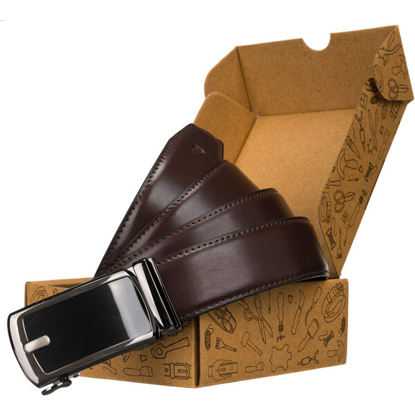 Pánsky biznis opasok s elegantnou automatickou prackou - Peterson 58386078