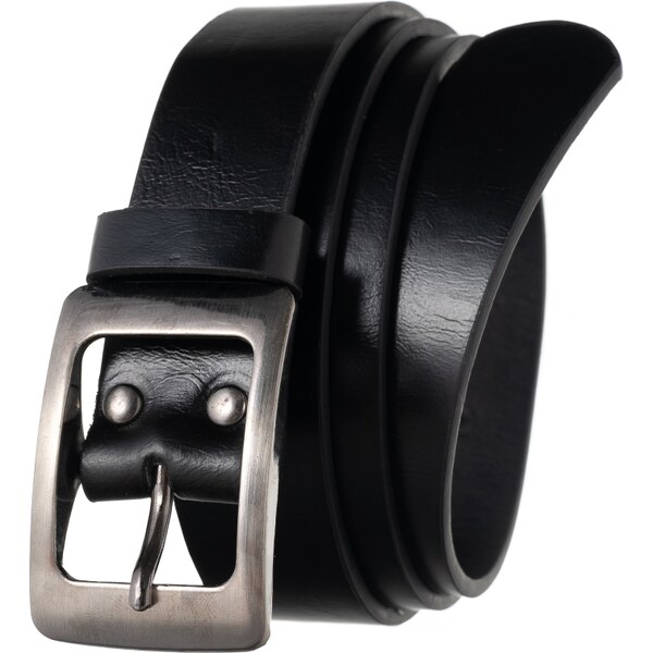 4U Cavaldi Dámsky klasický čierny kožený opasok Cavaldi 58386428