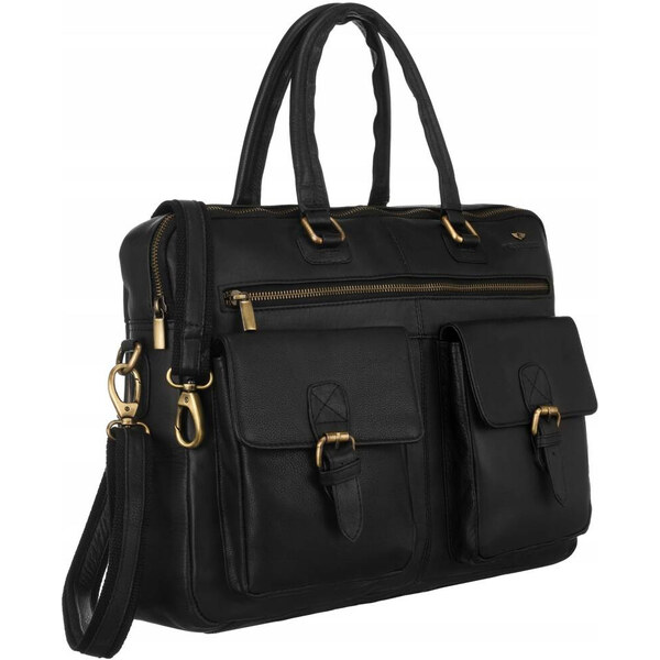 Kožená taška na notebook 15 — Peterson LAP-15602-NDM 58387397