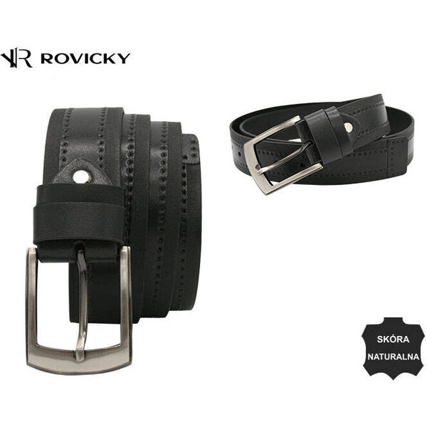 Kožený pánsky opasok - Rovicky 58387736