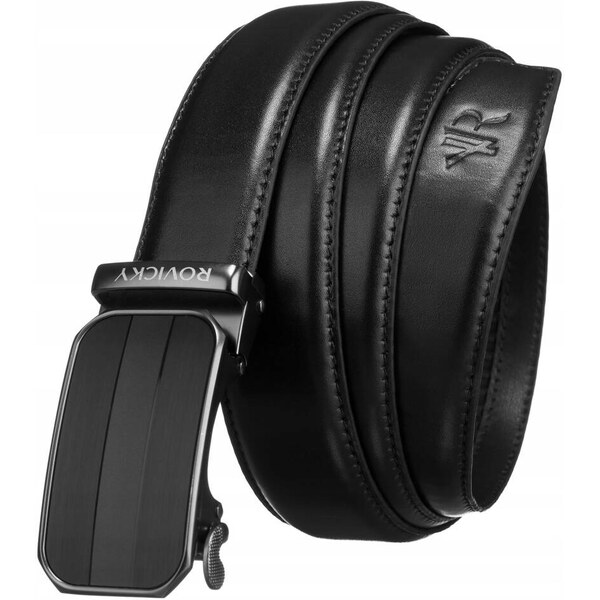 Kožený, univerzálny pánsky opasok s automatickou prackou - Rovicky 58387964