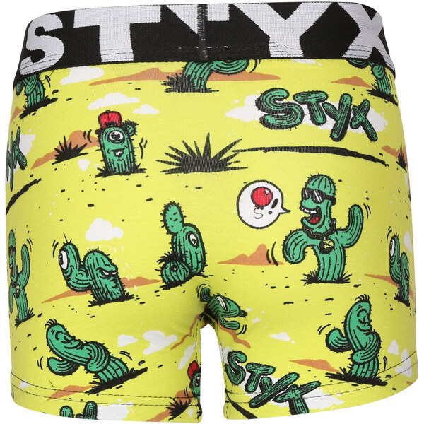 Detské boxerky Styx art športová guma kaktusy (GJ1351) 6-8 let 66060788