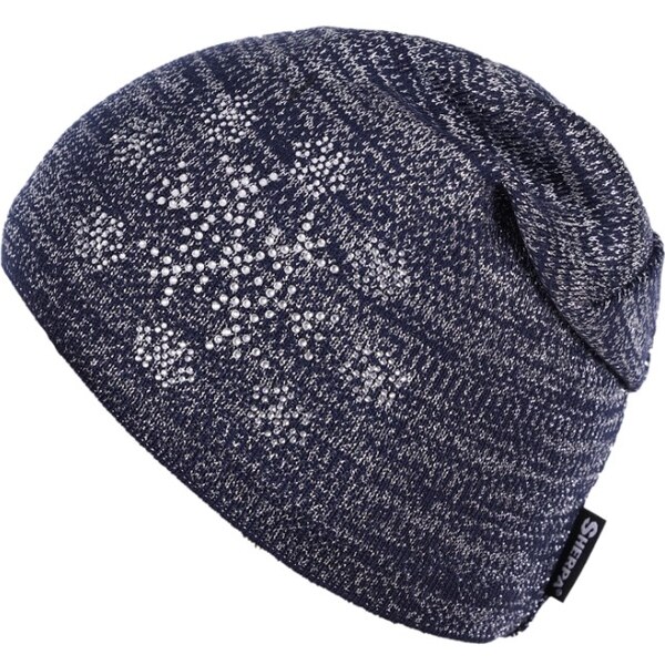 Dámska čiapka Sherpa ENYA tmavo modrá 59481611