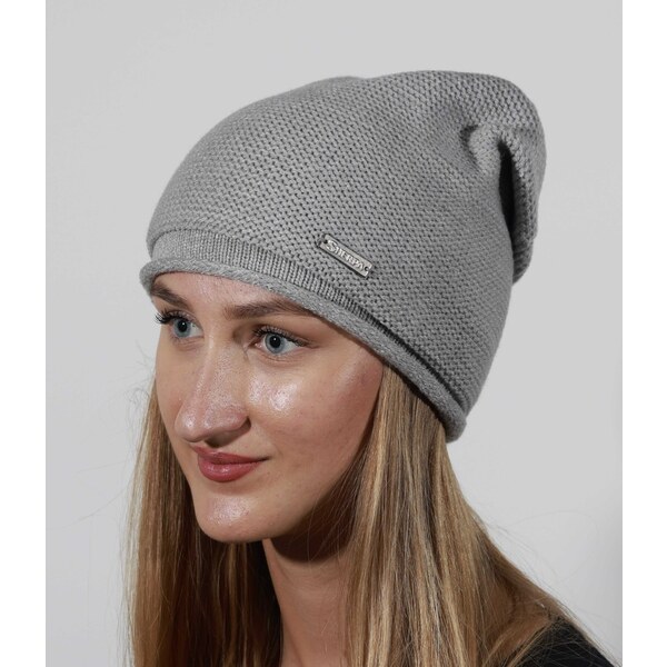 Dámska zimná čiapka Sherpa VEGA svetlo šedá 59481618