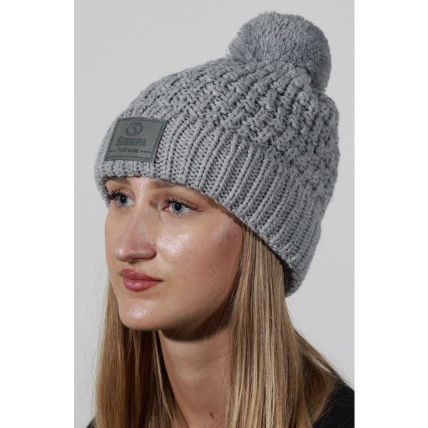 Dámska zimná čiapka Sherpa SIRIUS svetlo šedá 59481624