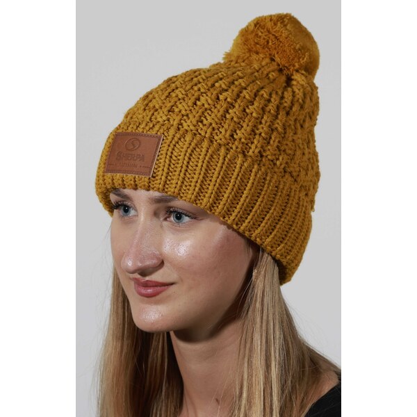 Dámska zimná čiapka Sherpa SIRIUS žltá 59481625