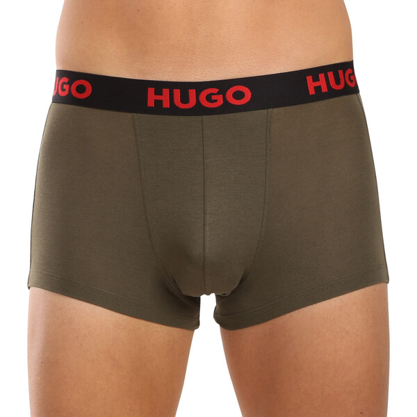 3PACK pánske boxerky HUGO viacfarebné (50496723 965) 59499597