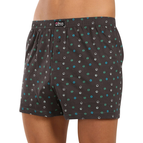 Pánske trenky Gino sivé (75203-DxGMMZ) 59499590