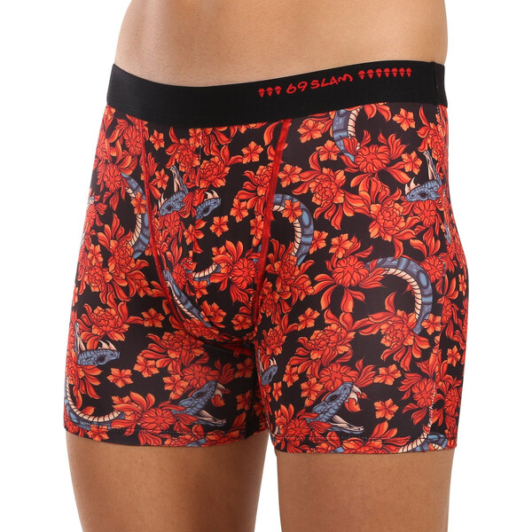 Pánske boxerky 69SLAM fit BLOSSOMING SNAKE DYLAN (MBYBSK-PO) 59499593