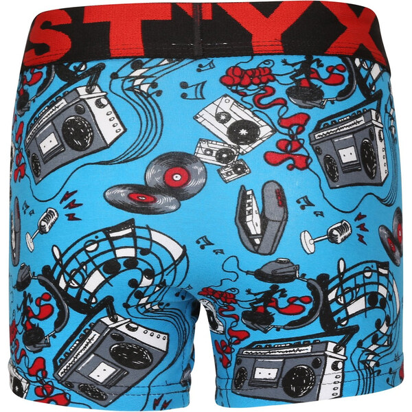 Detské boxerky Styx art športová guma hudba (GJ1558) 6-8 let 66060785