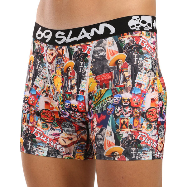 Pánske boxerky 69SLAM fit MEXICOLLAGE DYLAN (MBYMXG-PO) 59528199