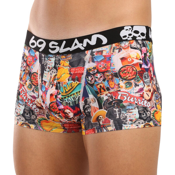 Pánske boxerky 69SLAM Hip MEXICOLLAGE MASON (MSYMXG-PO) 59528212
