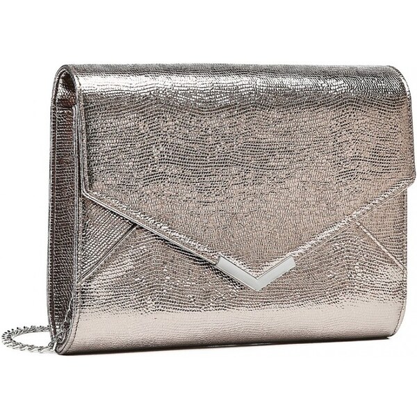 Konofactory Sivá lakovaná spoločenská kabelka Gem 59534166