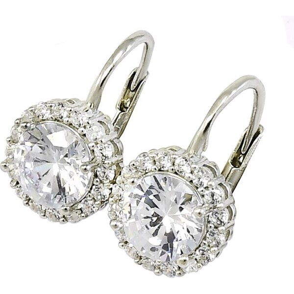 Strieborné náušnice Glare 643 59534854