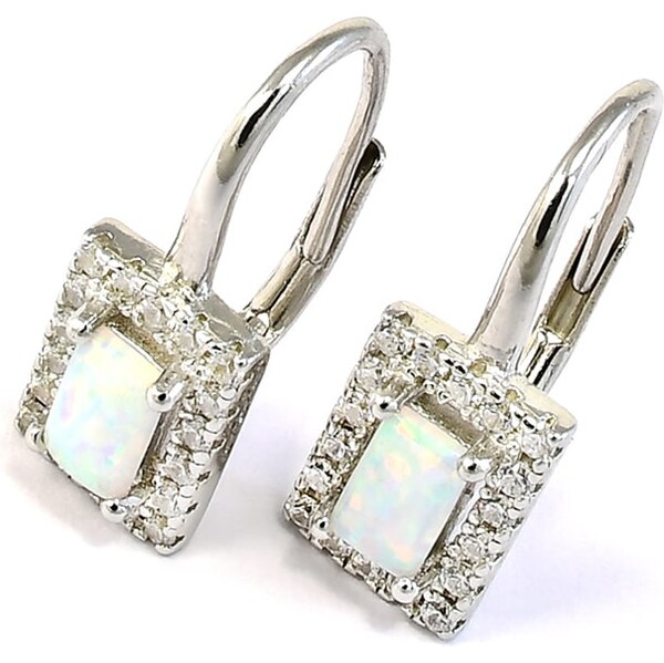 Strieborné náušnice Glare 640 59534850