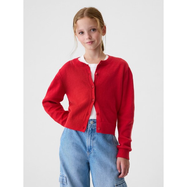 GAP Dievčenský crop kardigan CashSoft 524763-00 66266623