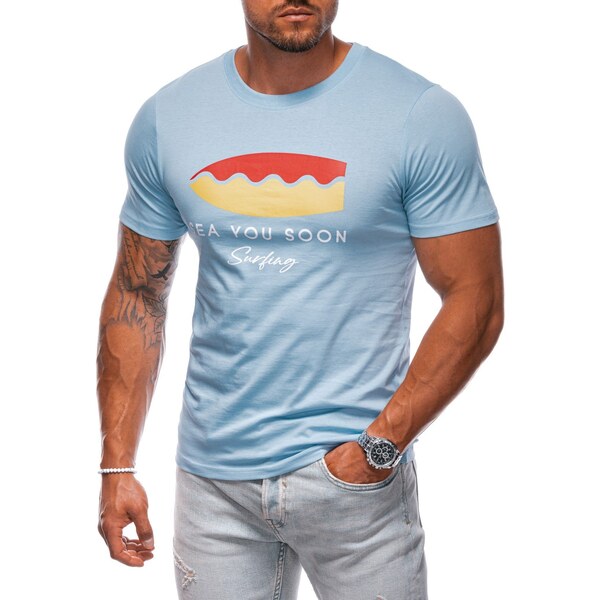 Edoti Mens printed t-shirt 57778774