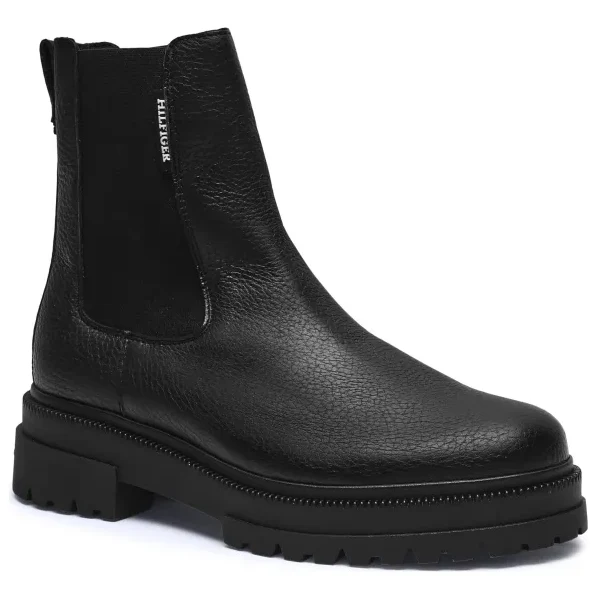 Tommy Hilfiger Kožené jazdecké topánky CAZIDY 59521733