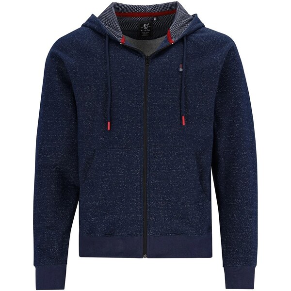 Pánska modrá mikina s kapucňou HAJO 59595035