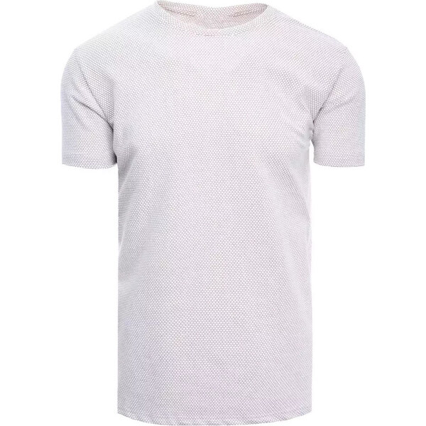 BASIC Béžové vzorované tričko RX4925 34102655