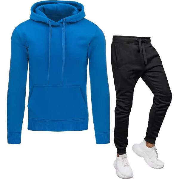 BASIC Modro-čierna pánska tepláková súprava AX0645z 41345430