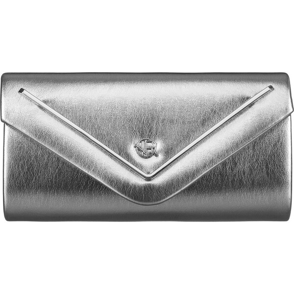 Rovicky strieborná dámska listová kabelka z ekologickej kože R-XS015 57236383