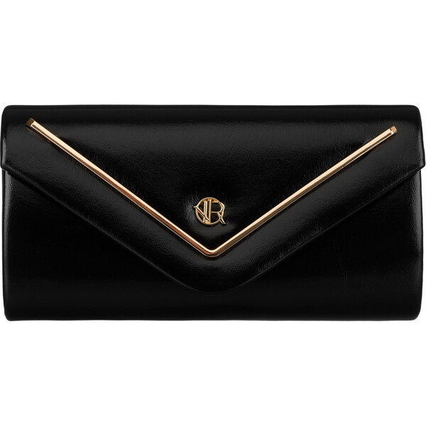 Rovicky čierna dámska listová kabelka z ekologickej kože R-XS015 57236385