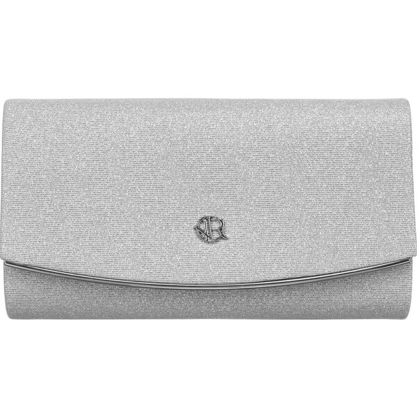 Rovicky strieborná listová kabelka s trblietavou textúrou a 57236437